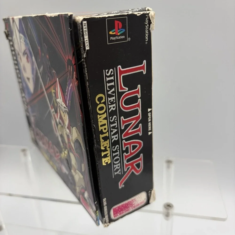 Lunar Silver Star Story Complete Playstation One Map Sealed Hardback‎ Manual